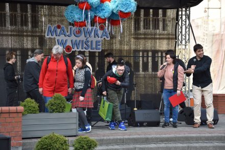 Wręczenie nagród w grze terenowej "Opowieści wiślańskie"